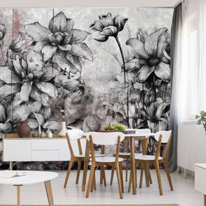 Fototapete BLUMEN Beton Abstraktion 460 x 300 x 300 cm