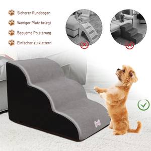 Hundetreppe C678 Grau