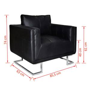 Fauteuil 290837 Noir