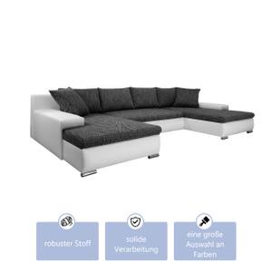 Ecksofa Boca U Form Schwarz - Breite: 150 cm