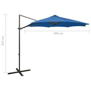 Parasol en porte-à-faux 3008769 Bleu