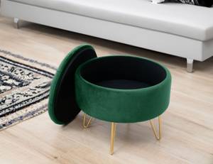 Pouf CARO Vert foncé