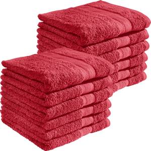 Handtuch 12er-Pack 166398 Rot - Tiefe: 100 cm