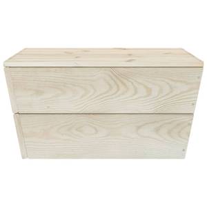 Mobilier de jardin Beige - Bois massif - Bois/Imitation - 60 x 30 x 60 cm