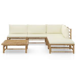 Garten-Lounge-Set (6-teilig) 3009675-11 Creme