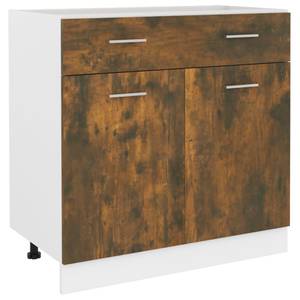 Küchenschrank 3015789-16 Braun - Raucheiche Dekor - 80 x 46 cm