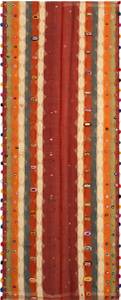 Tapis Jajim CLXIII Rouge - Textile - 128 x 1 x 325 cm
