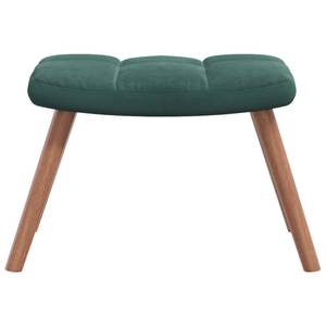 chaise à bascule avec tabouret 3011660-2 Vert foncé - Vert