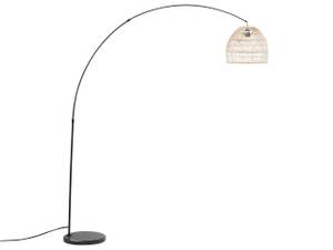 Grande lampe GUAVIARE Beige - Noir - Bleu - Rotin - 33 x 195 x 130 cm