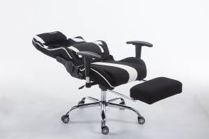 Chaise de bureau Limit Noir - Blanc