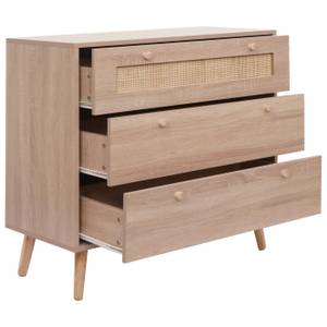 Schubladenkommode M39 Braun - Holzwerkstoff - 80 x 78 x 39 cm