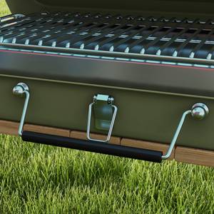 Tischgrill 846-145V00GN Grün - Metall - 30 x 28 x 47 cm