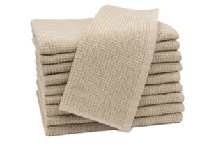 Gästehandtücher 00000471 10er-Set Braun - Textil - 30 x 1 x 50 cm