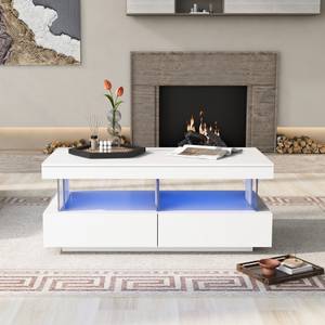 Table basse BRILLDiana Ⅲ Blanc