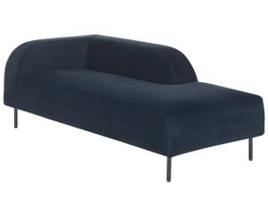 Chaiselongue LE CRAU Blau - Dunkelblau - Armlehne davorstehend rechts - Ecke davorstehend links