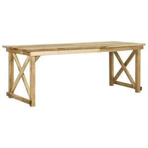 Gartentisch 3013139 Braun - Massivholz - Holzart/Dekor - 200 x 75 x 79 cm