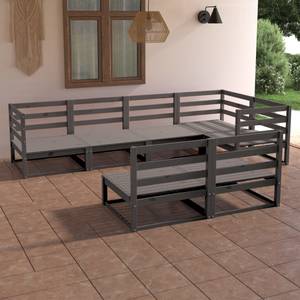 Garten-Lounge-Set (7-teilig) 3009801-1 Grau