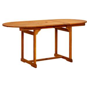 Table de jardin Marron - Bois massif - Bois/Imitation - 170 x 75 x 170 cm