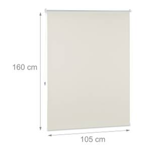 Lot de 3 stores enrouleurs beige 110 x 160 x 5 cm