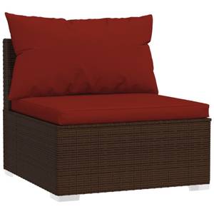 Garten-Lounge-Set (9-teilig) 3013634-10 Braun - Rot - Rotbraun