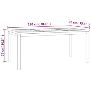 Garten Essgruppe 3028916-5 (4-teilig) 90 x 180 cm