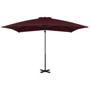 Parasol en porte-à-faux Rouge