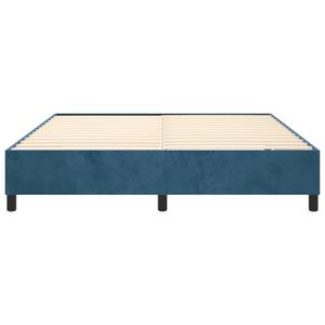 Cadre de lit 3016030-5 Bleu foncé - 160 x 35 cm