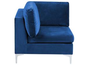 Canapé avec pouf EVJA Bleu - Bleu marine - 235 x 85 cm