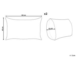 Kissen 2er Set SEBORGA 40 x 60 cm