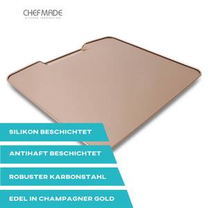 CHEFMADE 32cm Plätzchenblech Gold - Metall - 33 x 3 x 29 cm