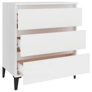 Sideboard Weiß - Holzwerkstoff - Massivholz - 60 x 35 x 35 cm