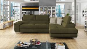 Ecksofa Cotere Khaki - Ecke davorstehend rechts