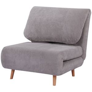 Schlafsofa 839-463V00LG Grau - Massivholz - 89 x 83 x 82 cm