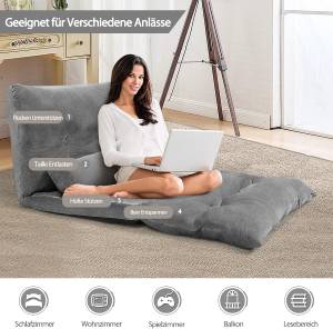 Bodensofa TH32732 Grau