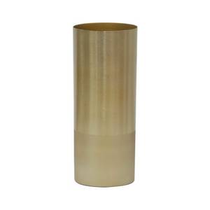 Vase cylindrique en métal doré Petit mod Métal - 9 x 20 x 9 cm