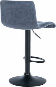 Tabouret de bar Branford Lot de 2 Bleu - Textile