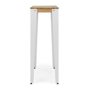 Table Mange debout Lunds 39x110 BL-NA Blanc