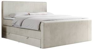 Boxspringbett KING DOREN Breite: 160 cm - H4 - Textil