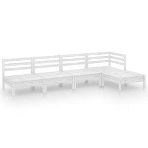 Mobilier de jardin Blanc - Bois massif - Bois/Imitation - 64 x 29 x 64 cm