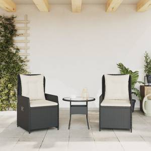 Gartensessel 2er Set D5616 Braun - Kunststoff - 60 x 93 x 55 cm