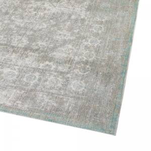 Tapis salon BELANO 133x190 tissé gris 133 x 190 cm