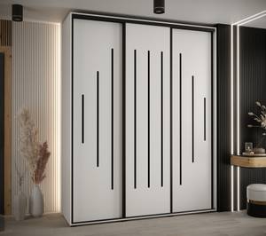 ARMOIRE À PORTES COULISSANTES DAVOS 12 Blanc - Largeur : 190 cm