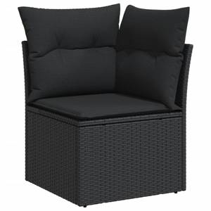 Gartensitzgruppe K3854(8-tlg) Schwarz - Massivholz - 69 x 62 x 62 cm