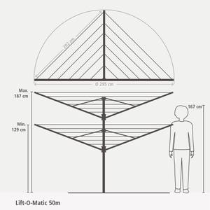 Wäschespinne Lift-O-Matic Grün