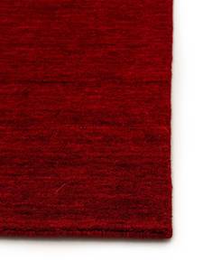 Tapis de couloir en laine Jamal Rouge - 80 x 300 cm