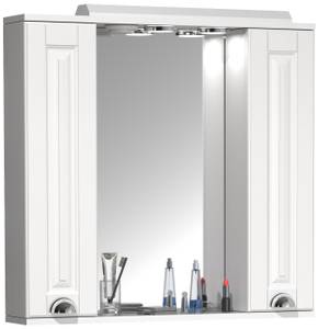 Armoire de toilette Casalo Blanc - Bois manufacturé - 75 x 71 x 14 cm