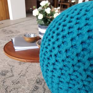 Bodenkissen ø 55 cm Pouf Sitzkissen Grün