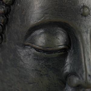 Buddha Figur 50 cm Anthrazit