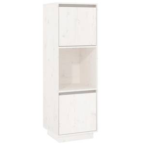 Highboard DE2837 Weiß - Massivholz - 35 x 117 x 38 cm