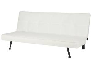 3-Sitzer Sofa HASLE Schwarz - Weiß